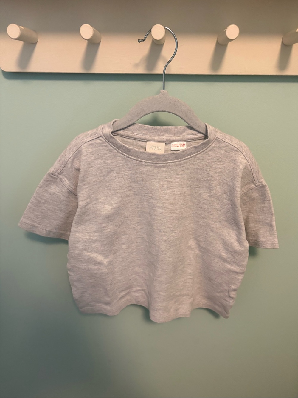 Zara Light Gray Heavy Weight T-shirt